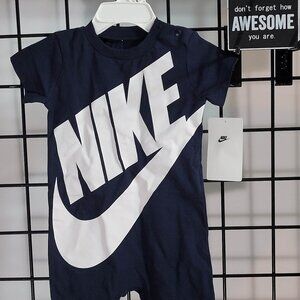 Nike Baby Onesie with Logo - Cute Athletic Outfit 9M